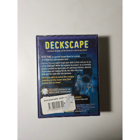 Deckscape: Test Time Card Game New! - Picture 2 of 2